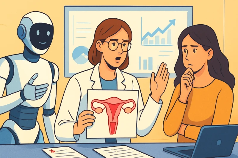 AI 기술을 활용한 자동화된 암 치료 후 임신 가능성 향상 방안 소개.