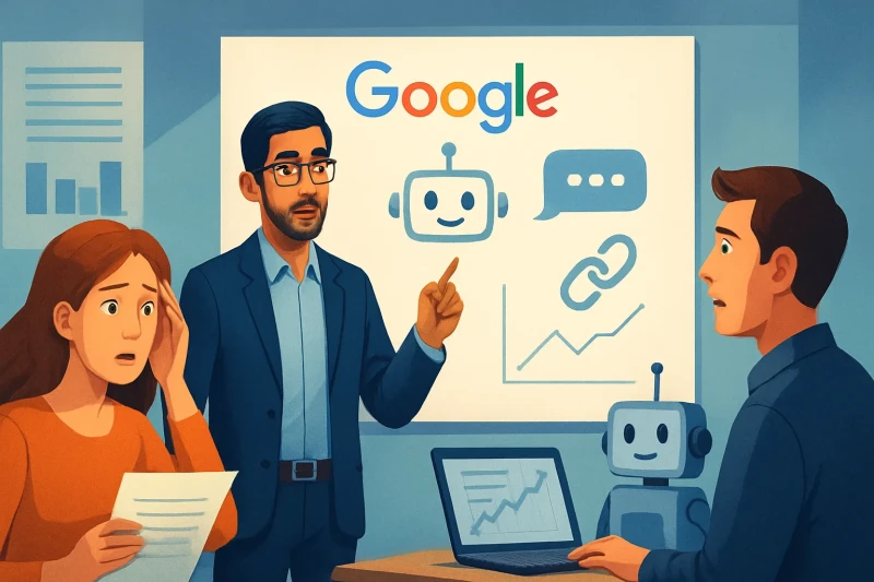 Google의 AI 챗봇이 링크 활용 문제를 해결하며 웹 생태계의 혁신을 이끌고 있다.