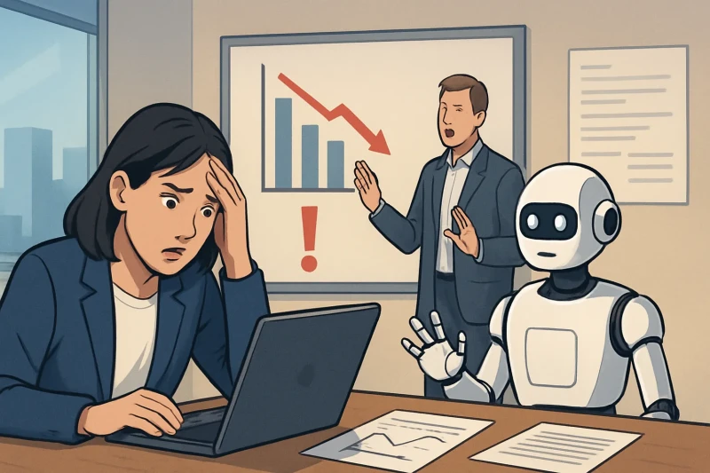 AI 자동화의 목표 미달 원인으로 인간 개입이 지적되며 해결 방안이 논의되고 있다.