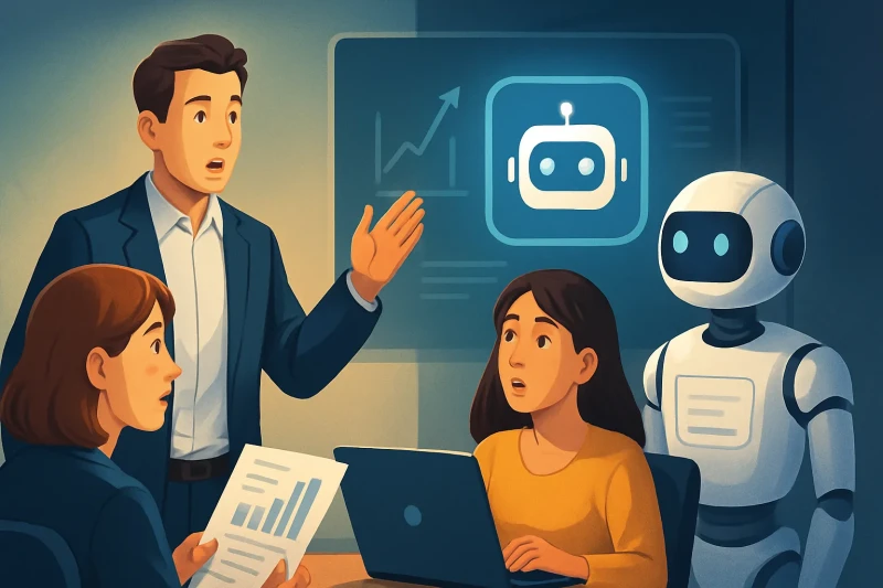 AI 기술을 활용한 생성형 에이전트 앱이 업무 혁신을 이끌고 있다.