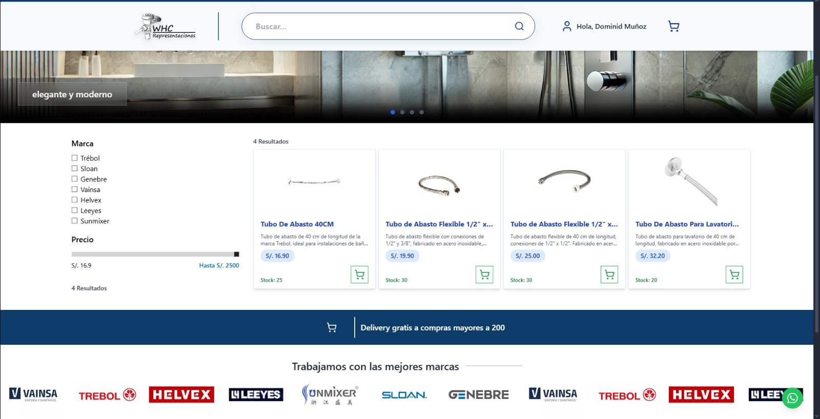 E-commerce Gasfitería