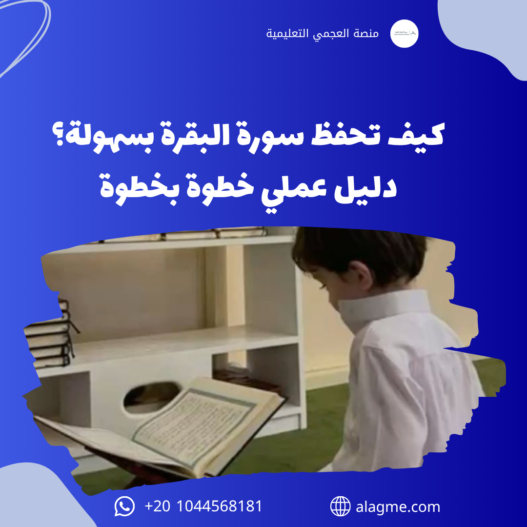 كيف تحفظ سورة البقرة بسهولة؟ دليل عملي خطوة بخطوة