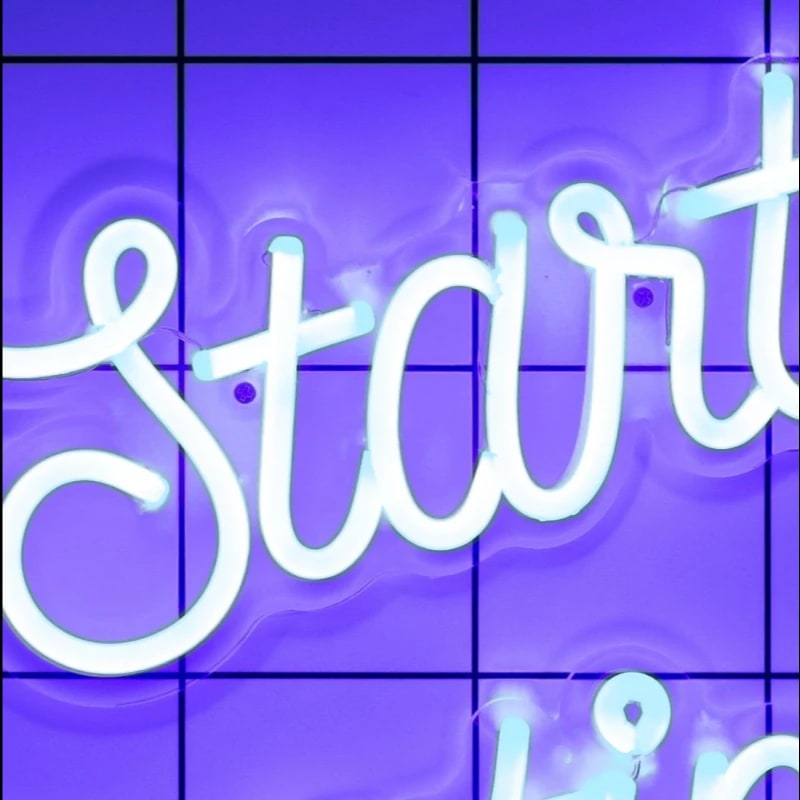 Letras de LED neón