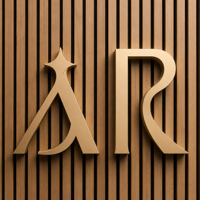 Letras de acero y metacrilato