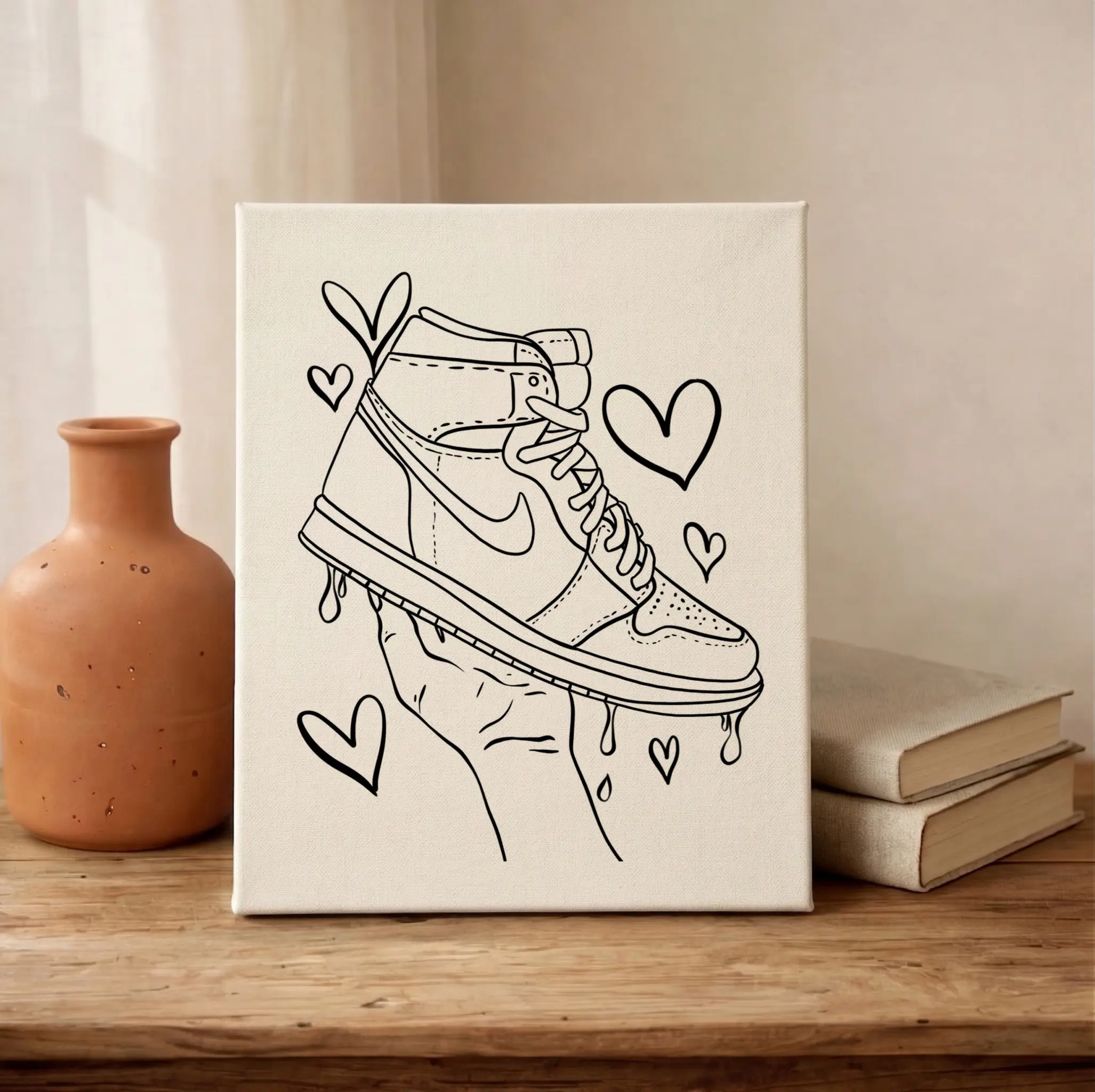 Love Kicks design