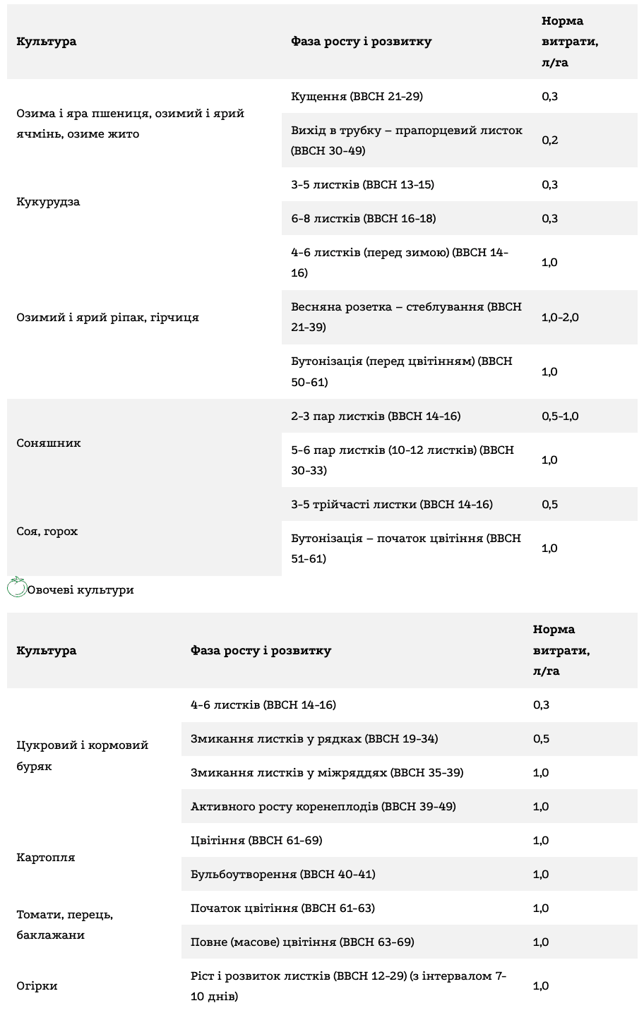 Регламент застосування