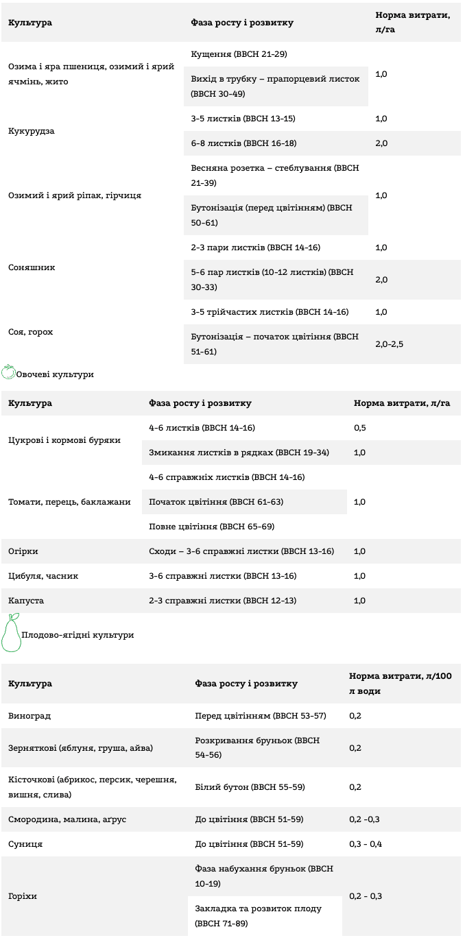 Регламент застосування