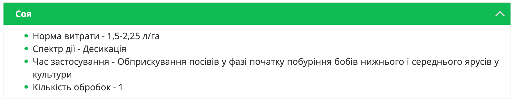 Регламент застосування