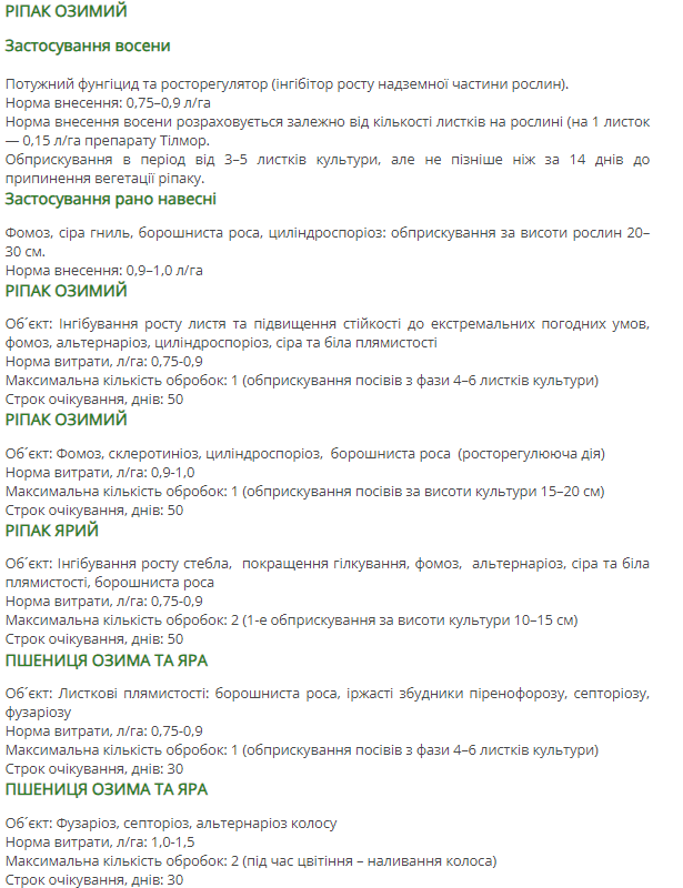 Регламент застосування
