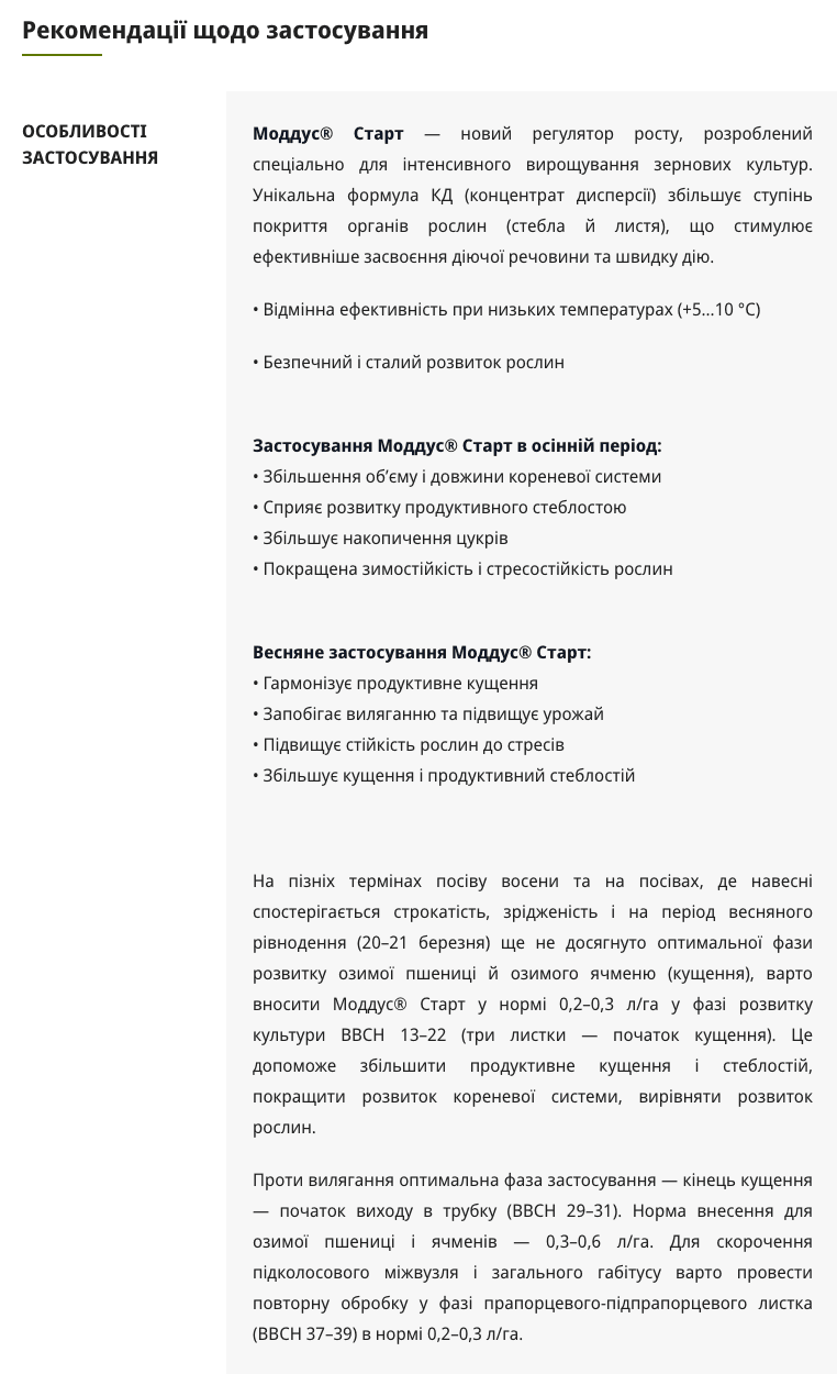 Регламент застосування