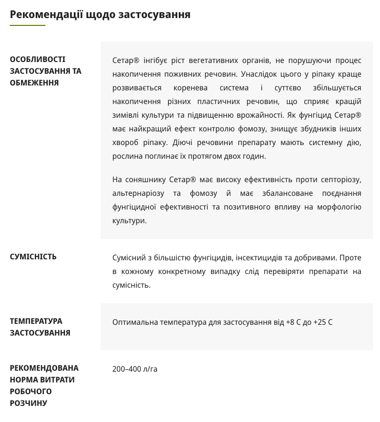 Регламент застосування