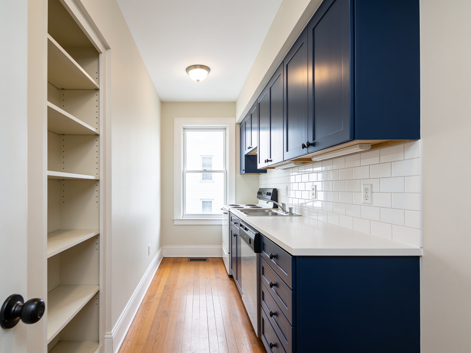 Cabinets after refinishing — Cambridge, MA