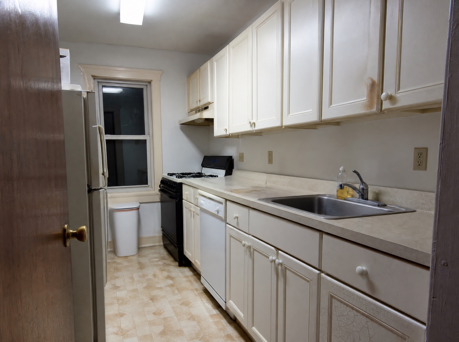 Cabinets before refinishing — Everett, MA