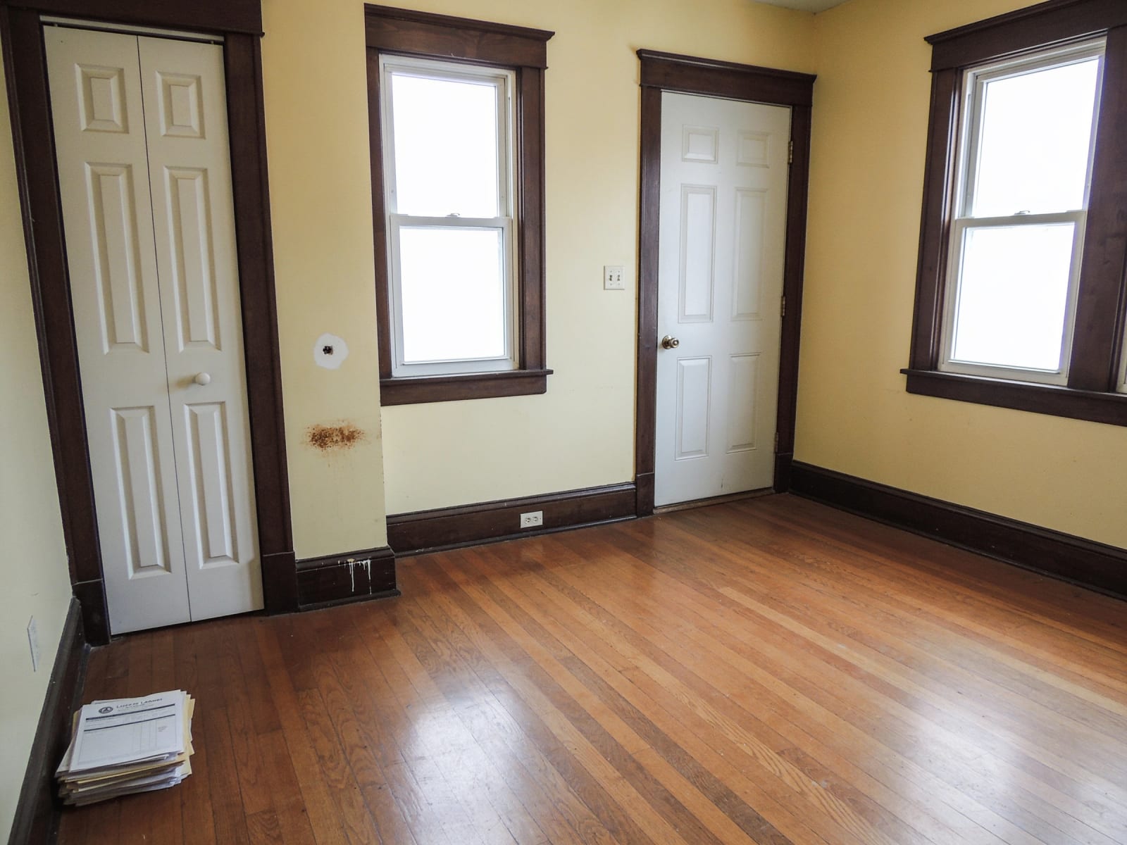 Cabinets before refinishing — Malden, MA
