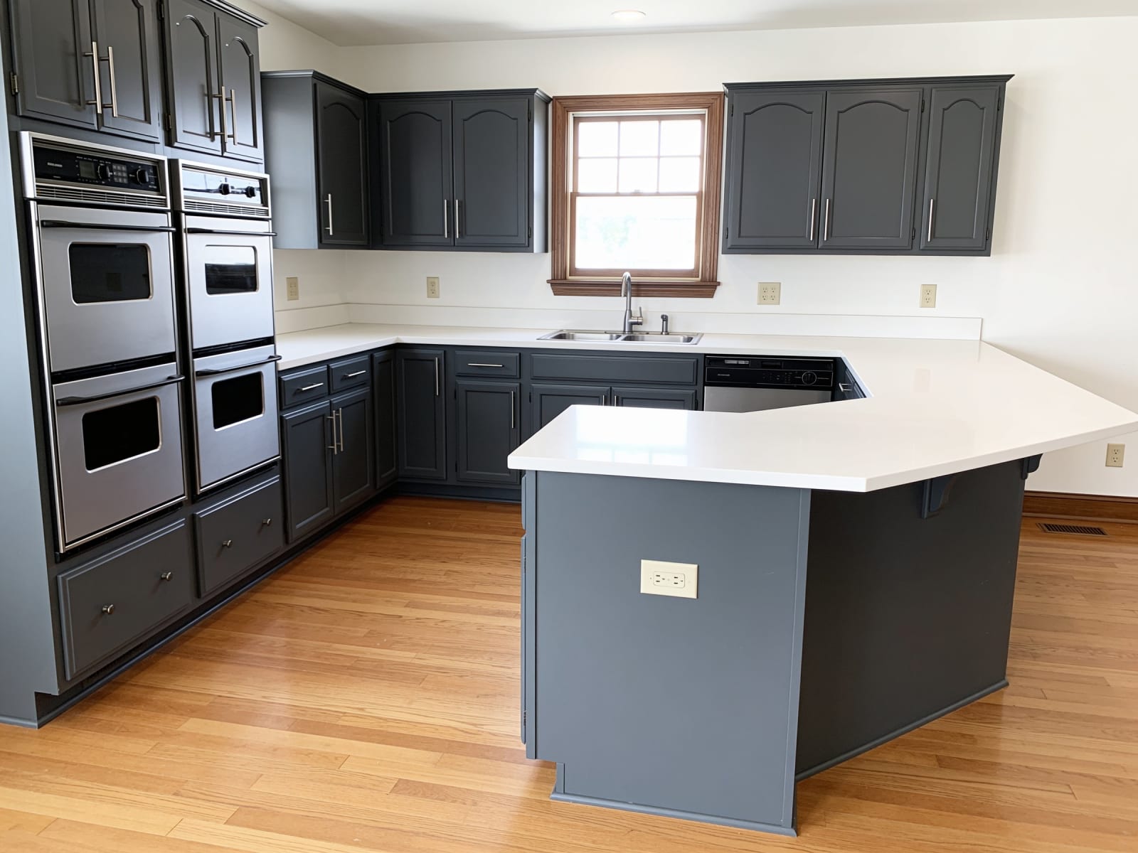 Cabinets after refinishing — Winchester, MA