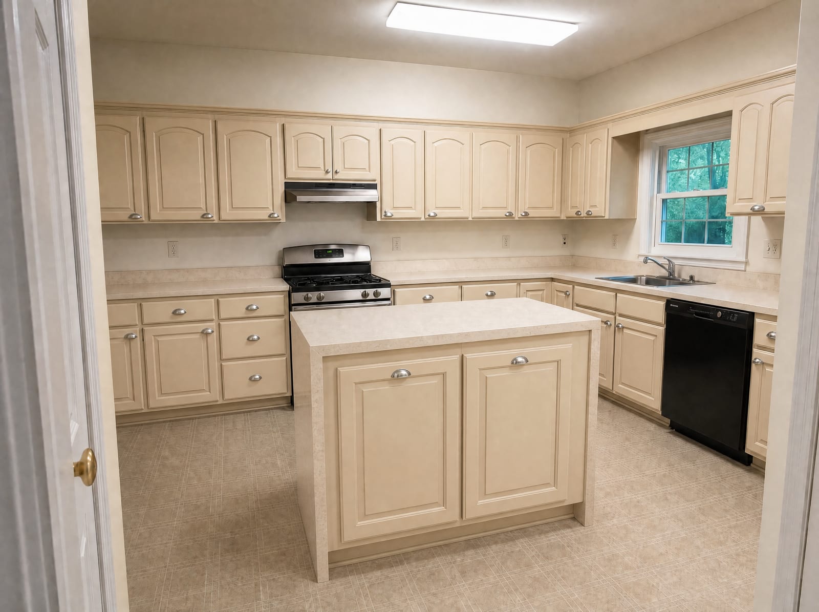 Cabinets after refinishing — Winchester, MA