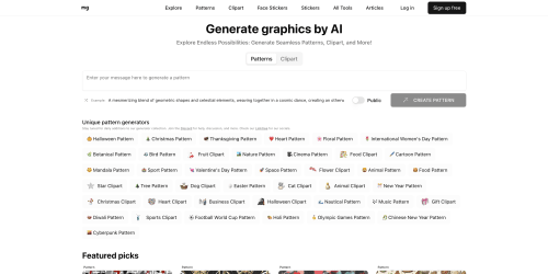 More.graphics landing page