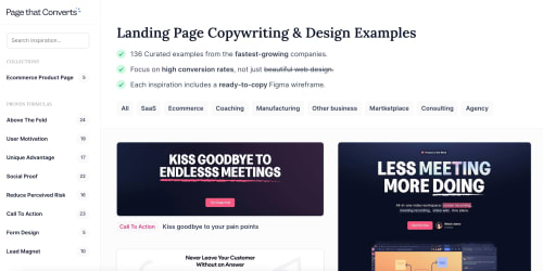 Page that Converts landing page