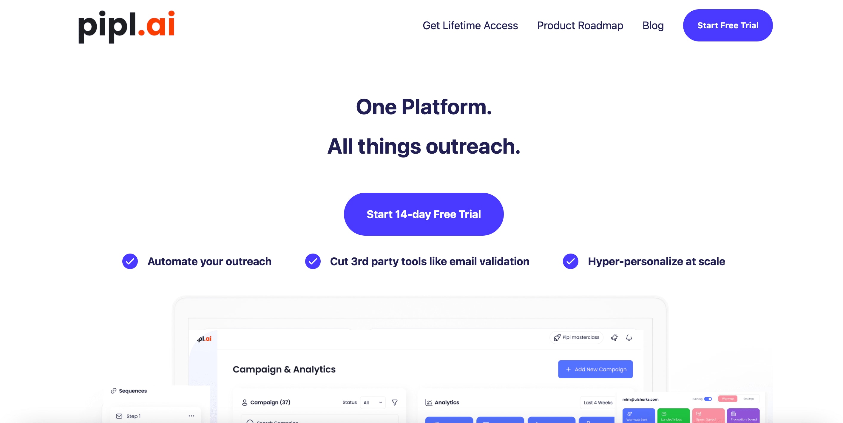 pipl.ai landing page