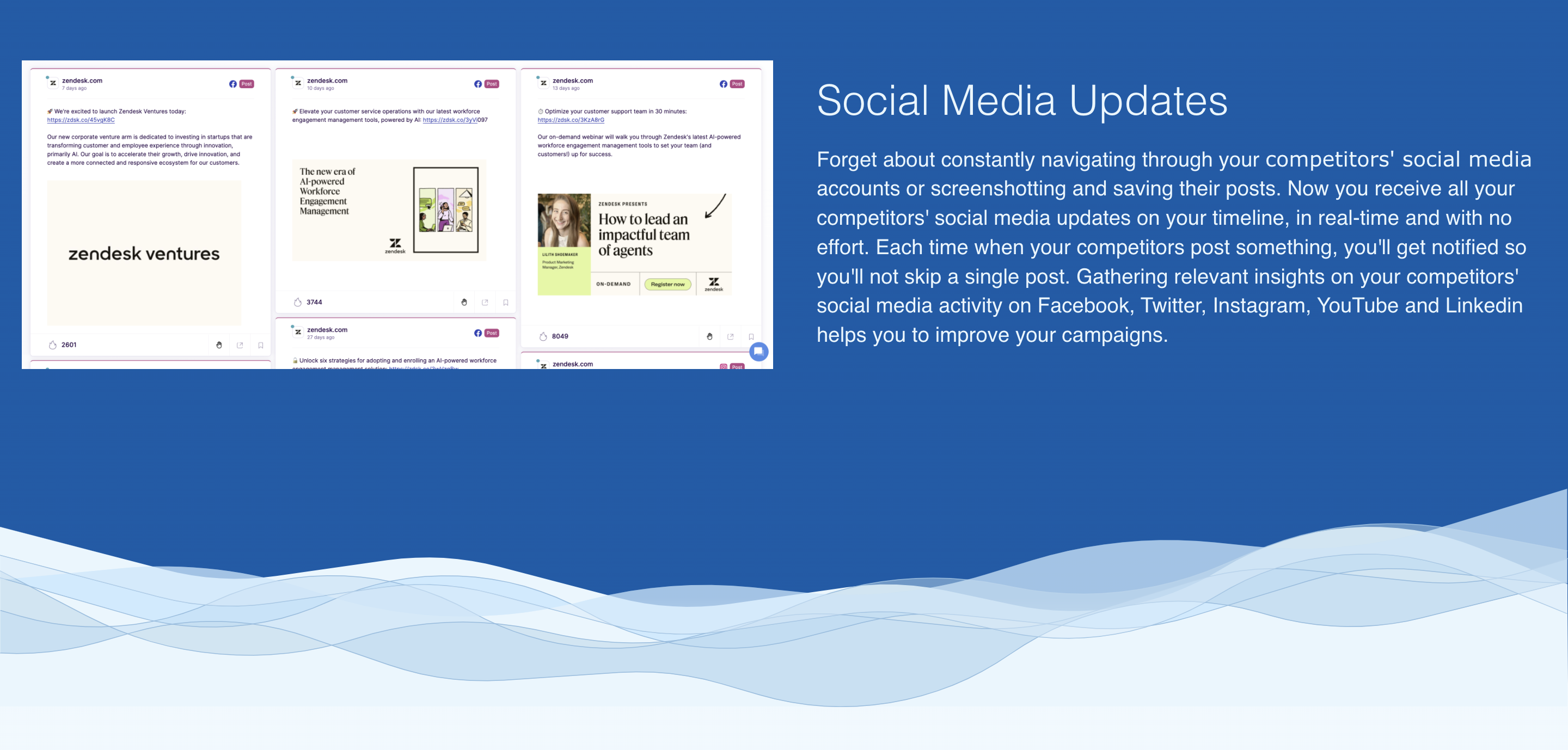 competitors app feature for competitor social media monitoring