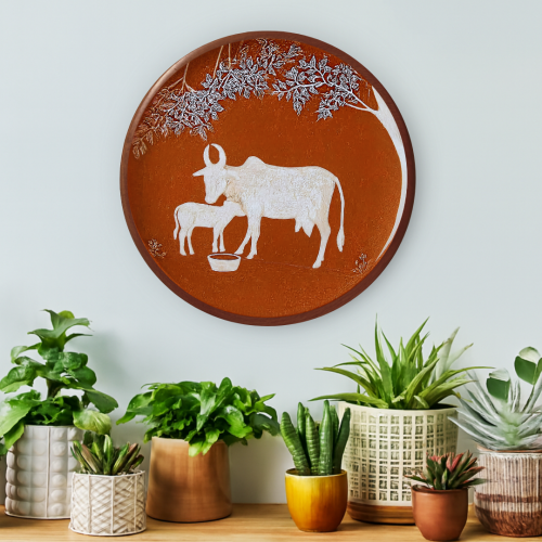 Gau Prem Wooden Wall Plate - Image 4