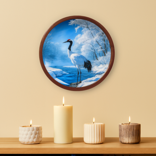 Majestic Snow Wooden Wall Plate - Image 4