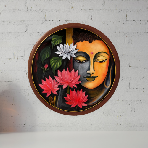 Dual Serenity Wooden Wall Plate