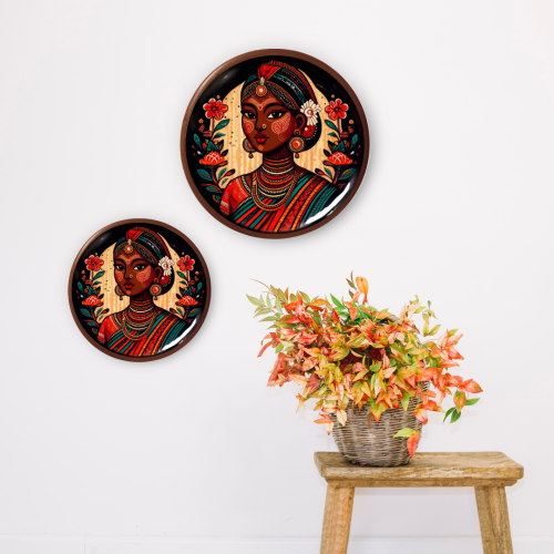 Queen of Colors Wooden Plate - Image 4