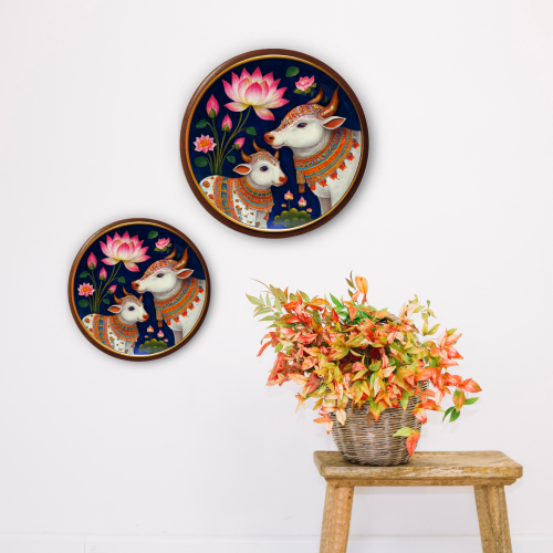 Kamal Gauvansh Wooden Wall Plate - Image 4