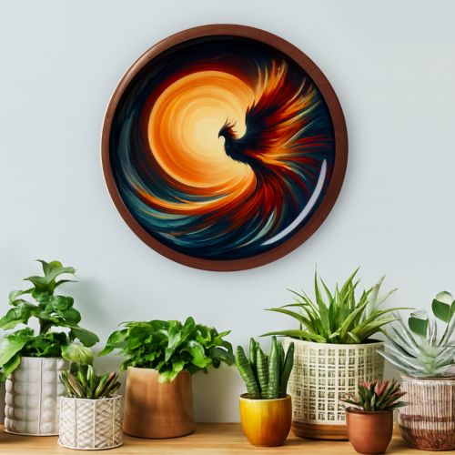 Solar Ascent Wooden Wall Plate  - Image 3