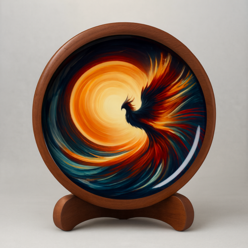 Solar Ascent Wooden Wall Plate  - Image 2