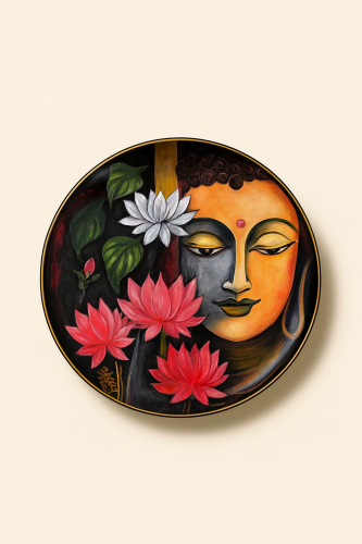 Dual Serenity Ceramic Wall Plate - Image 1