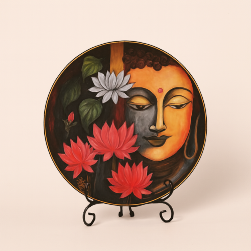 Dual Serenity Ceramic Wall Plate - Image 2