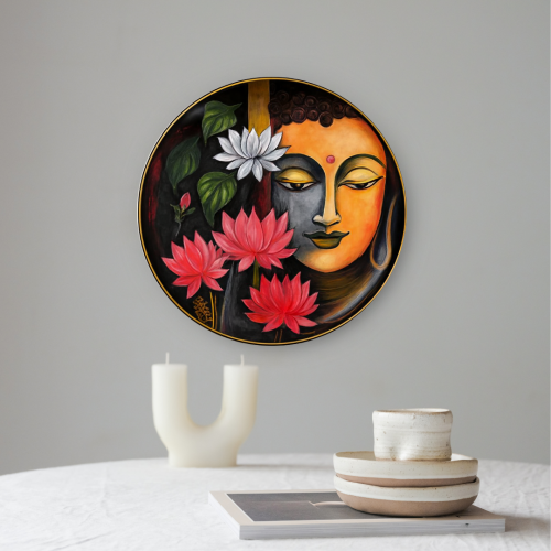 Dual Serenity Ceramic Wall Plate - Image 3