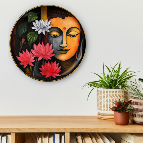 Dual Serenity Ceramic Wall Plate - Image 4