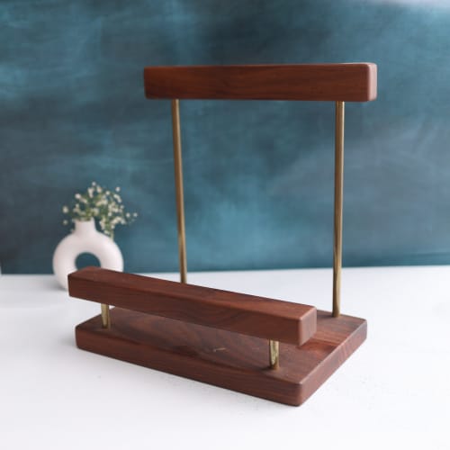 Wooden Cutting Board and Stand - Image 4