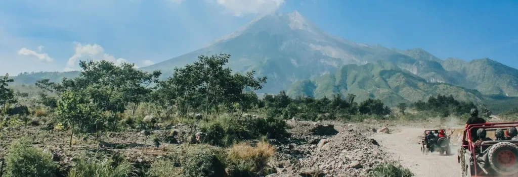 Mount Merapi from a Distance