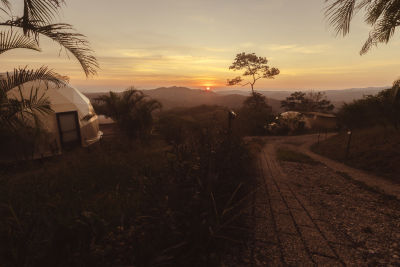 Atardecer en la montaña