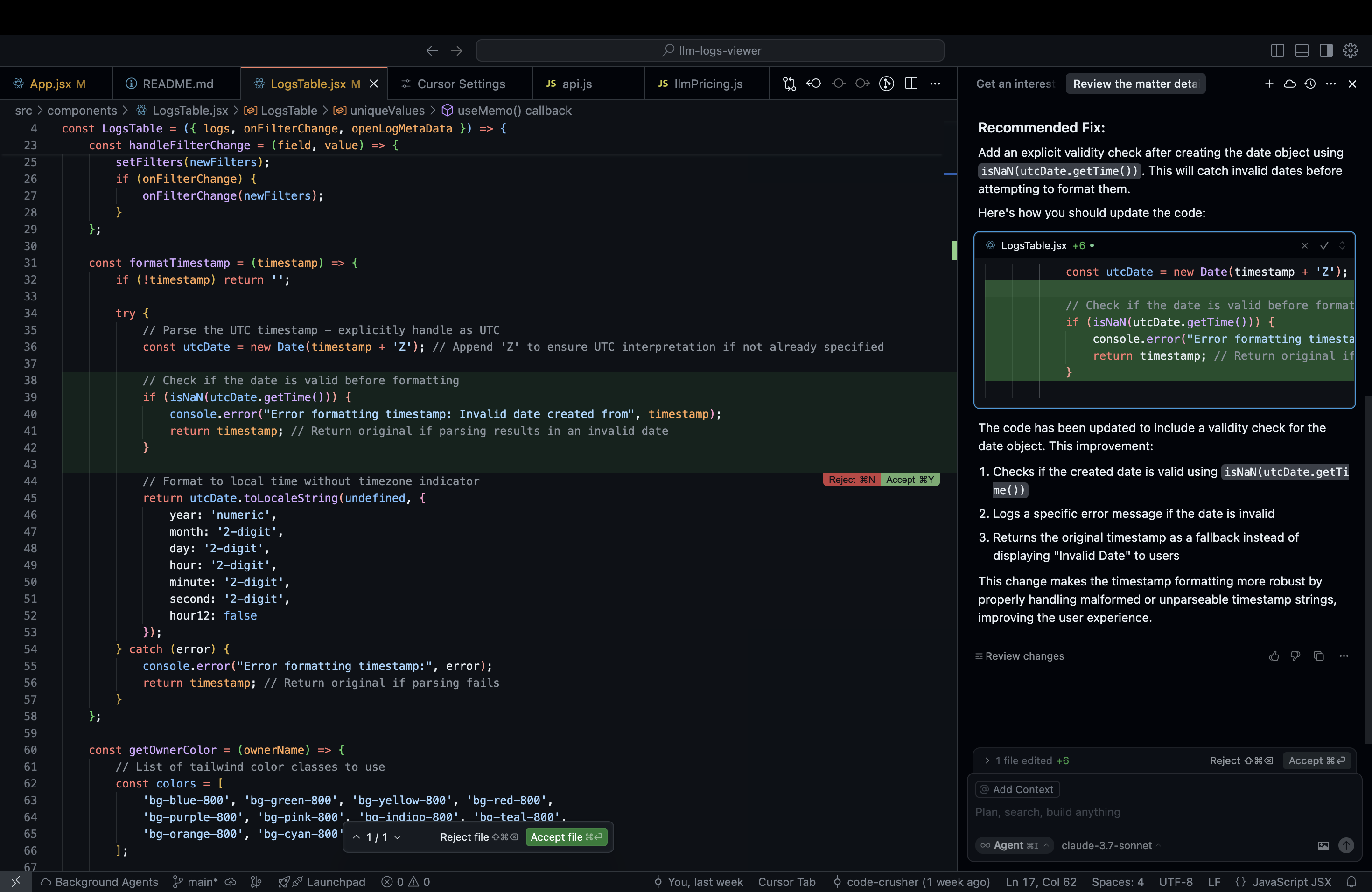 MatterAI Code Reviews