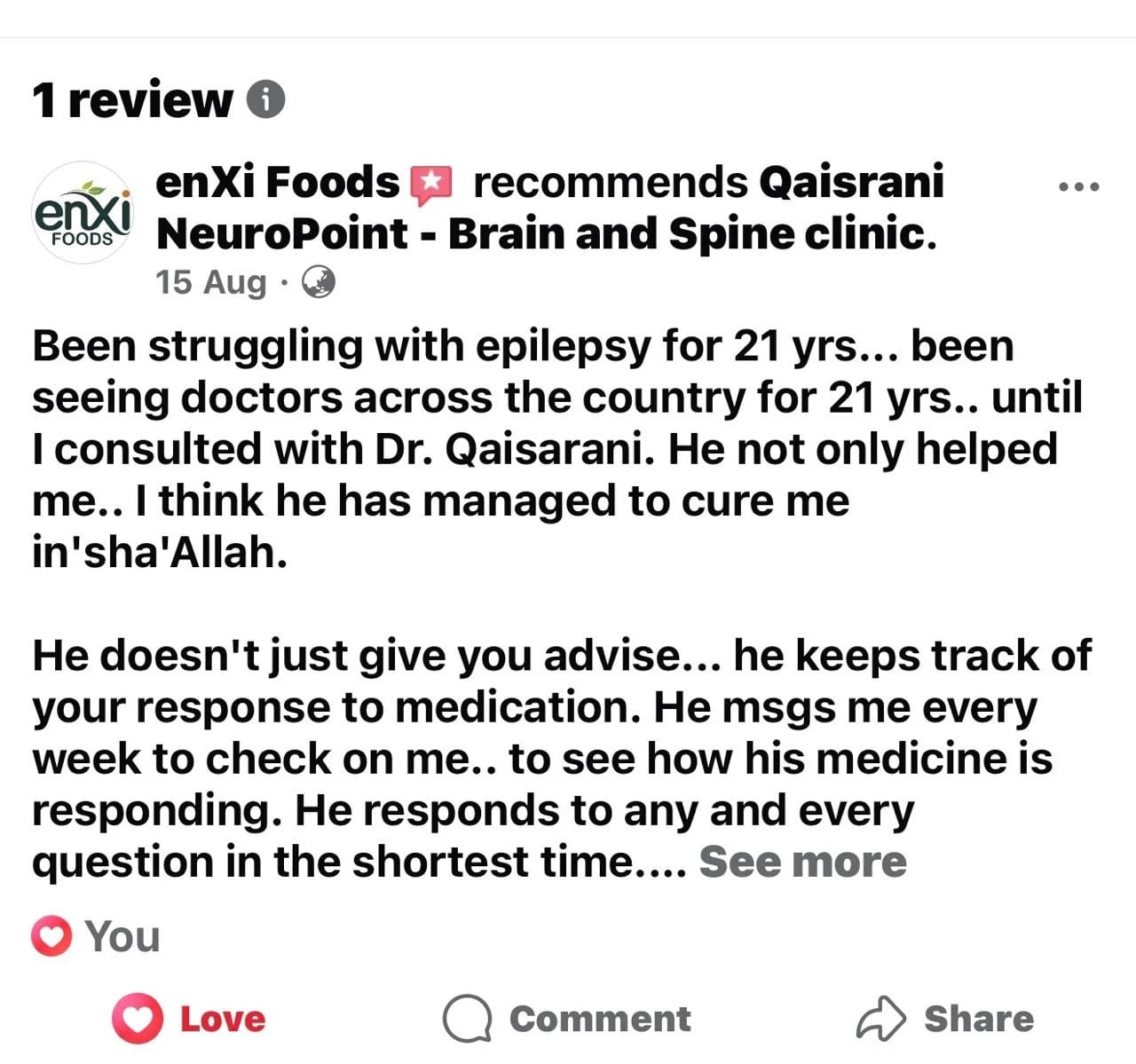 Patient review 3