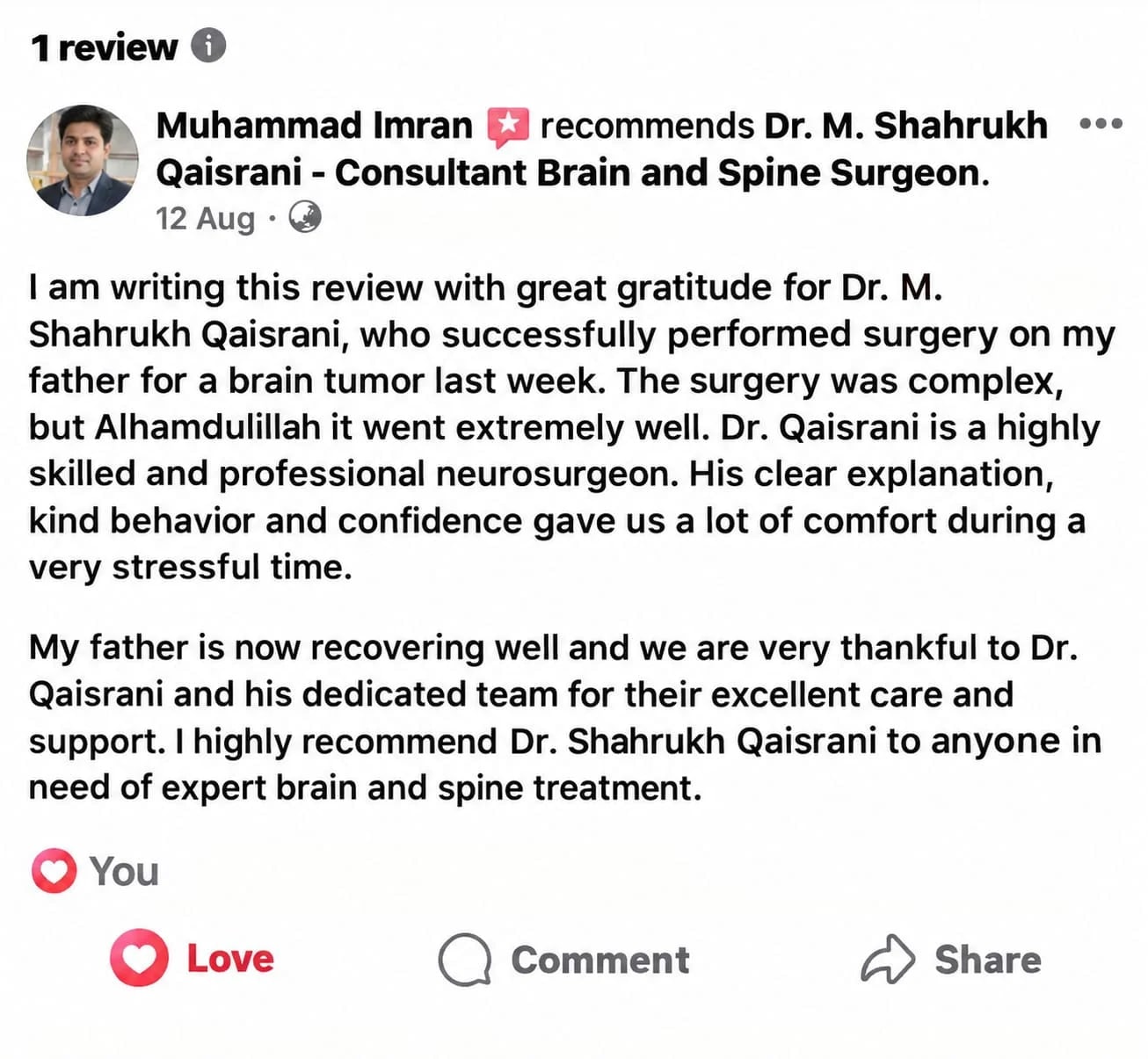 Patient review 2