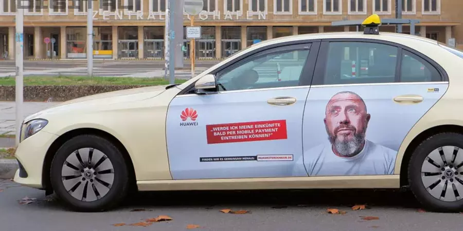 Publicité sur les taxis