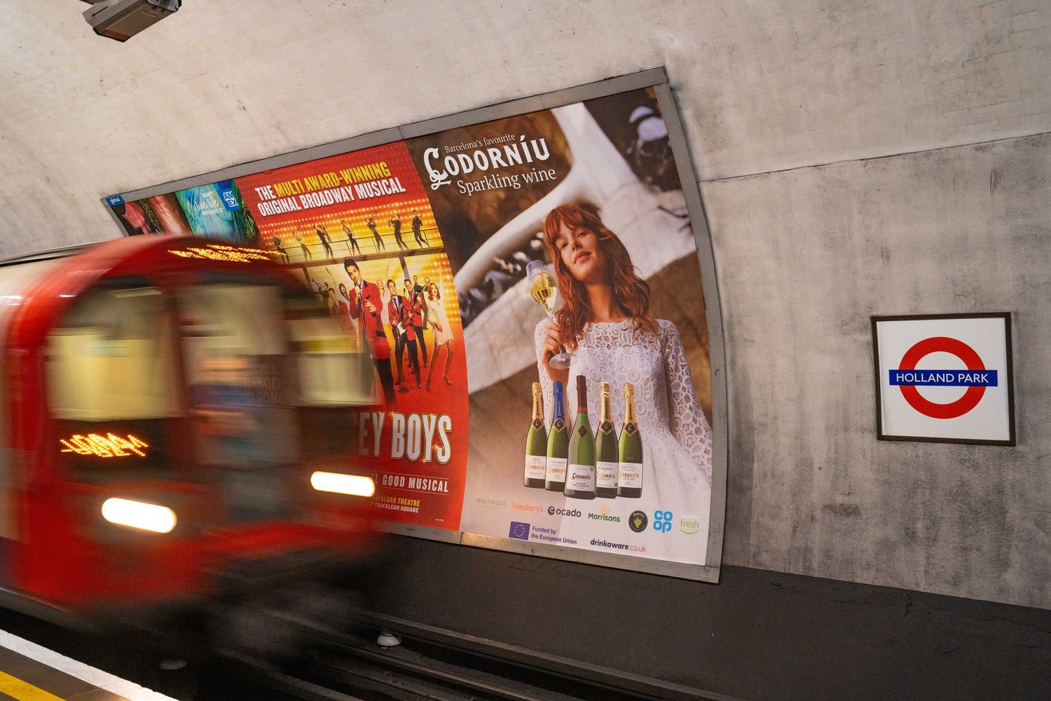 Publicité à Londres.