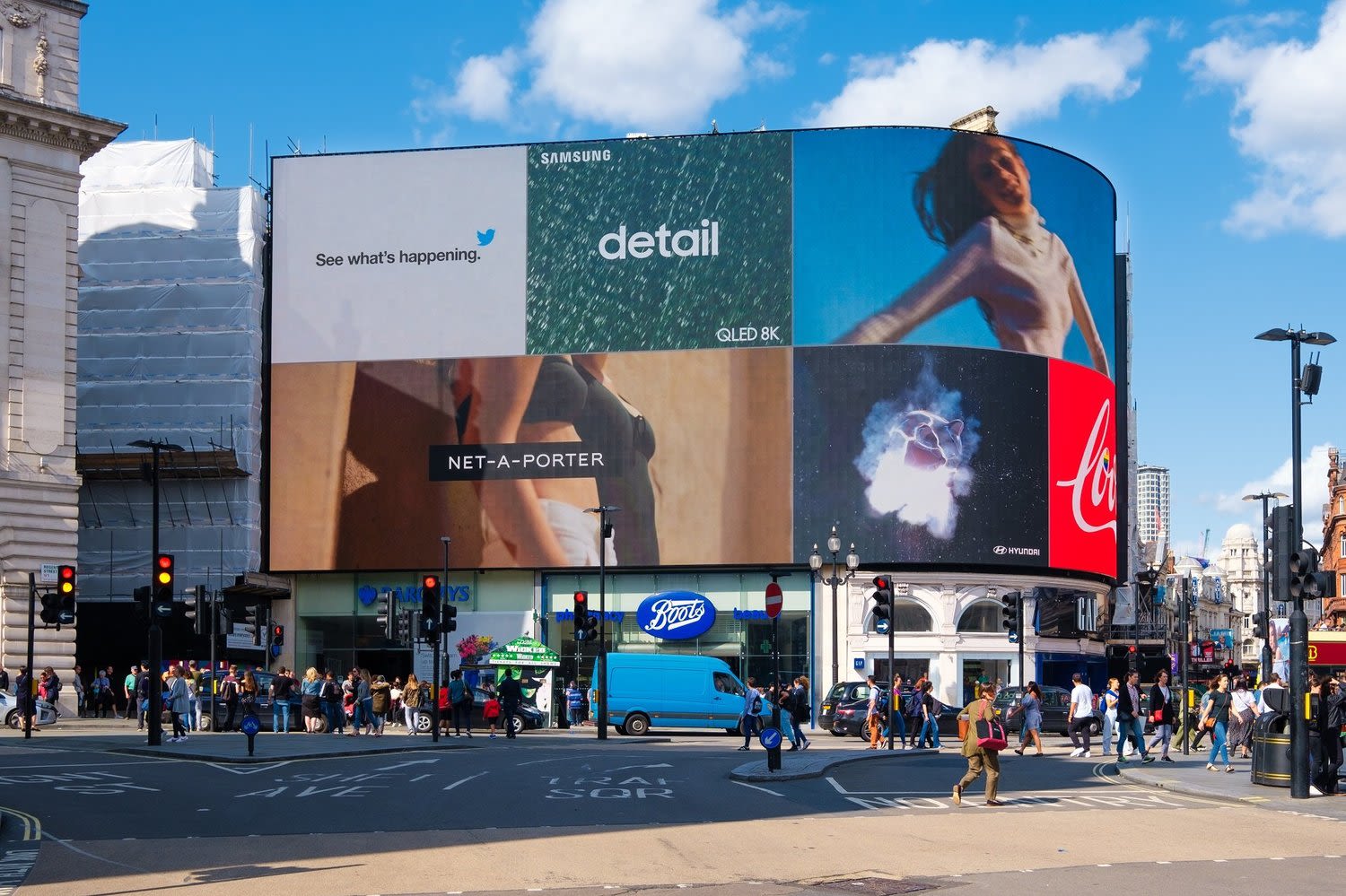 Publicité en Belgique.