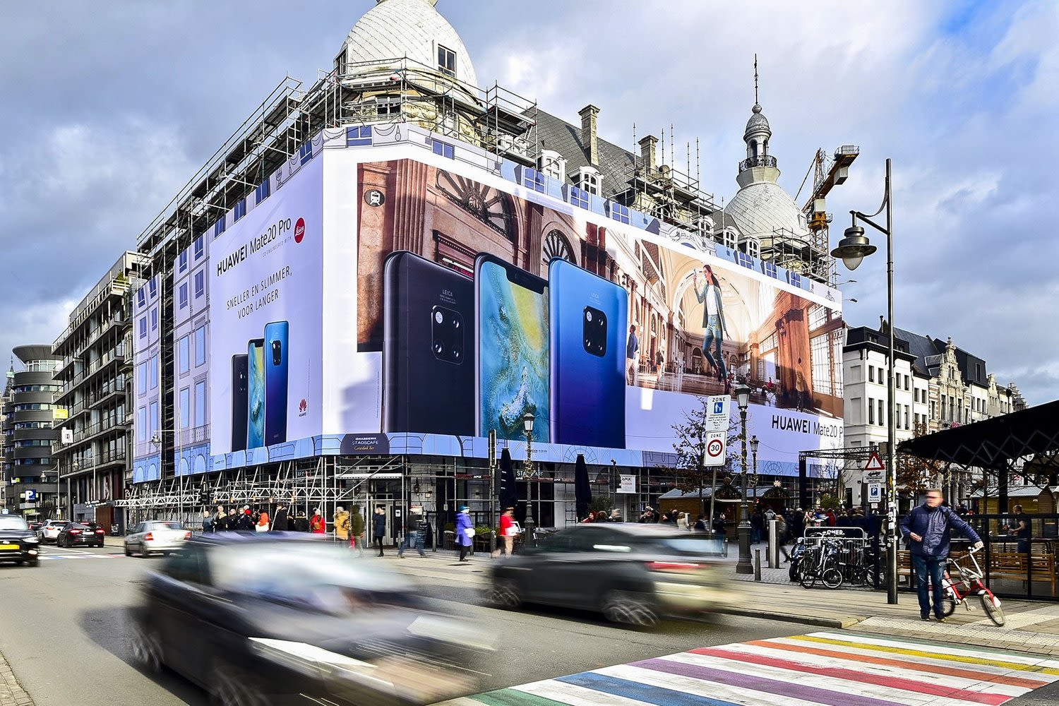 Publicité en Belgique.