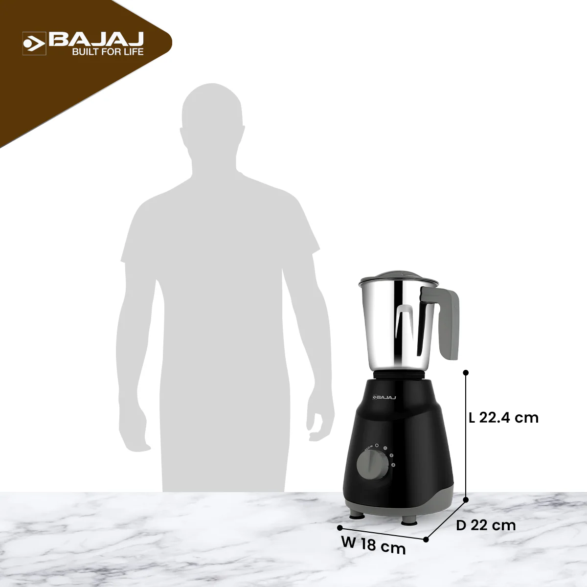 Bajaj Rex 500W Mixer Grinder-Nepal-vanijay-2