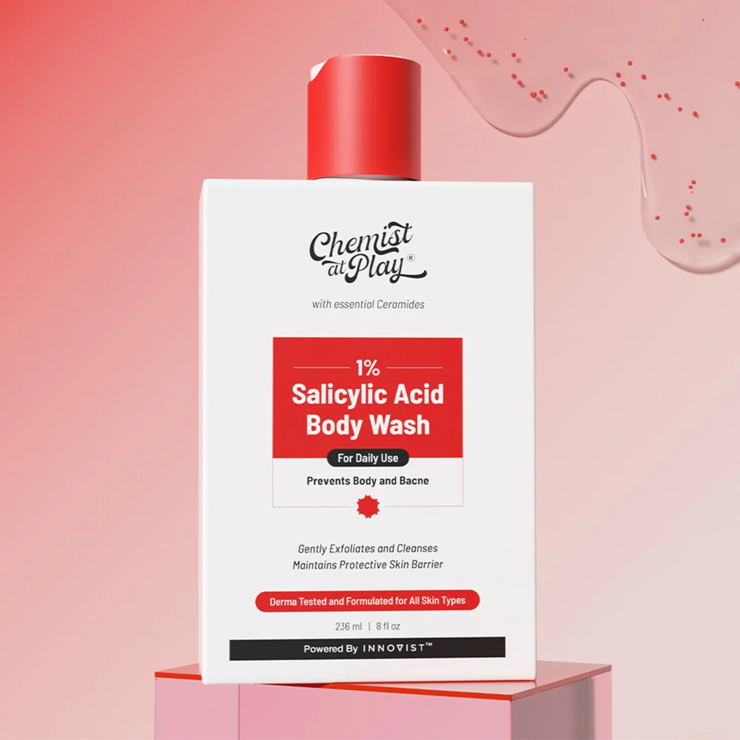 Chemist at Play 1% Salicylic Acid Body Wash | Acne Control – 236 ml