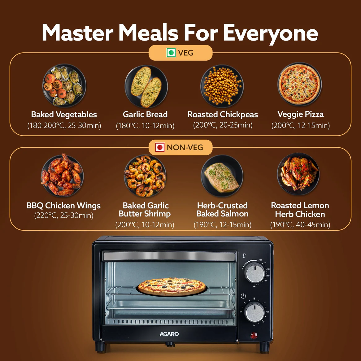 AGARO Marvel OTG Oven price in Nepal-5