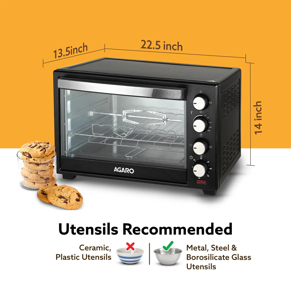AGARO Marvel 48L OTG Oven price in Nepal-1