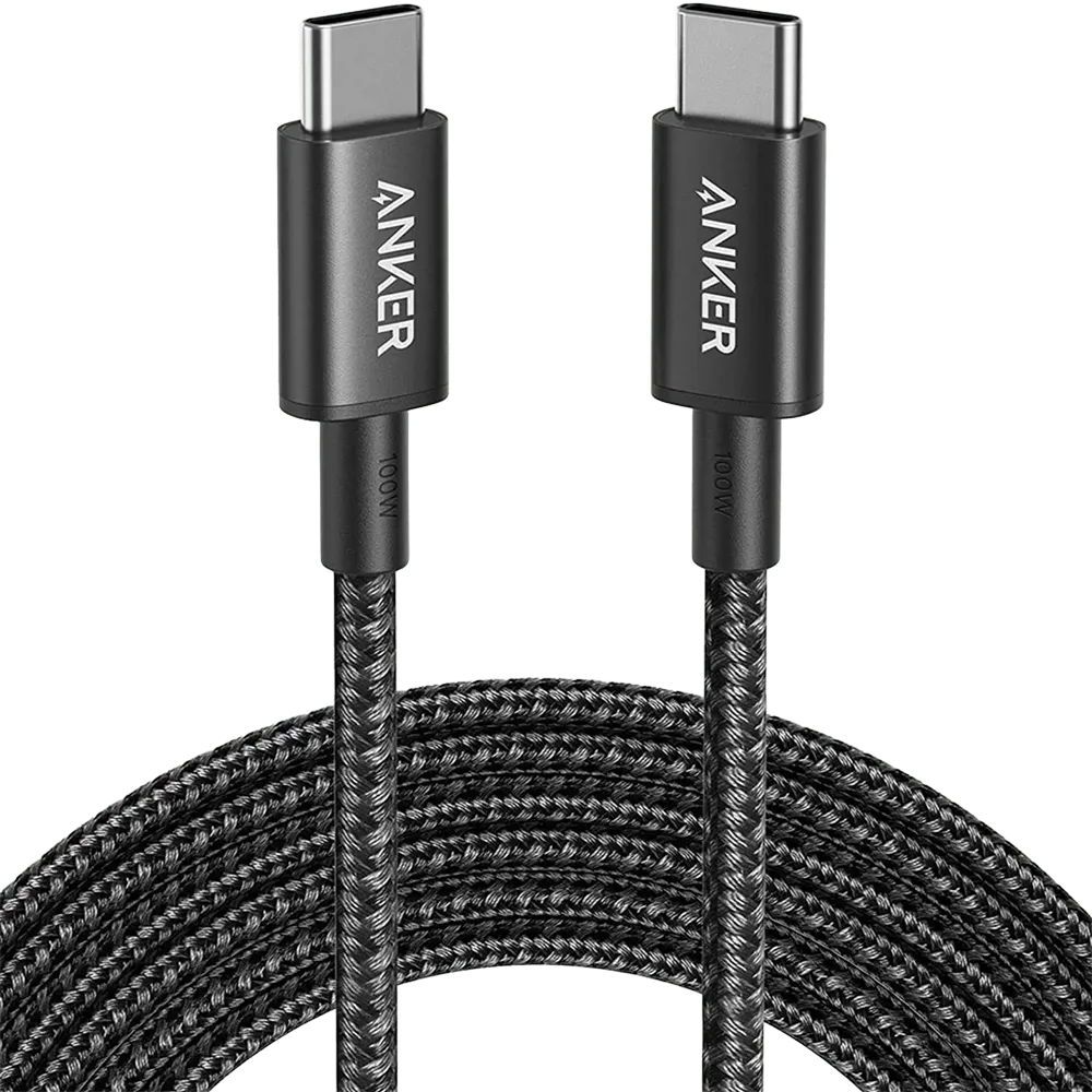 Anker USB-C to USB-C Cable Price in Nepal | Nylon 3M | 480Mbps PD 3.1